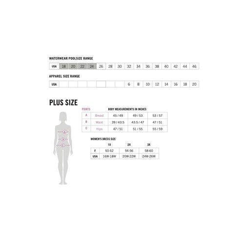 ARENA Bodylift Women's Maura C-Cup Plus Size One Piece Shaping Swimsuit U Back Tummy Control Bathing Suit, Night Gray, 16W-18W