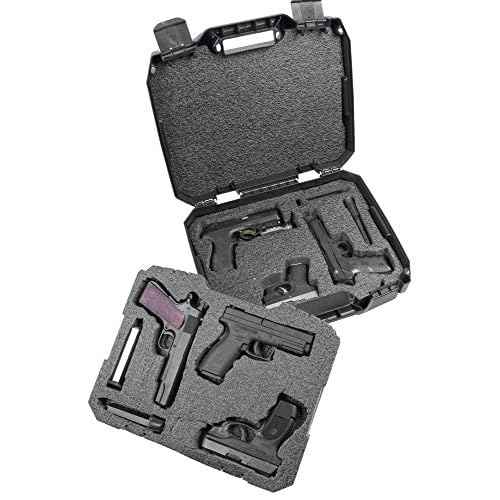 Case Club Pre-Cut 6 Pistol Carrying Case