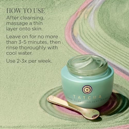 TATCHA The Clarifying Clay Mask | Exfoliating Pore Treatment Creates a Warming Sensation To Open & Purify Pores, 50 ml | 1.7 oz