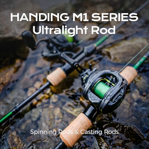 Fishing Combo-M1 500 Series Spinning Reel and M1 Trout Spinning Rod 7' 2-Piece Rod