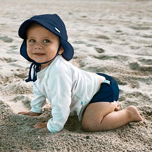 Stohlquist Toddler Life Jacket Coast Guard Approved Life Vest for Infants-Blue/Green-Infant & i Play. Baby Flap Sun Protec...