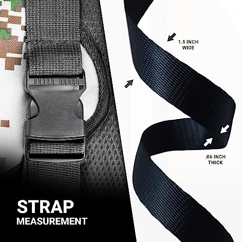 Strapworks Heavyweight Polypropylene Webbing - Heavy Duty Poly Strapping for Outdoor DIY Gear Repair, 1.5 Inches