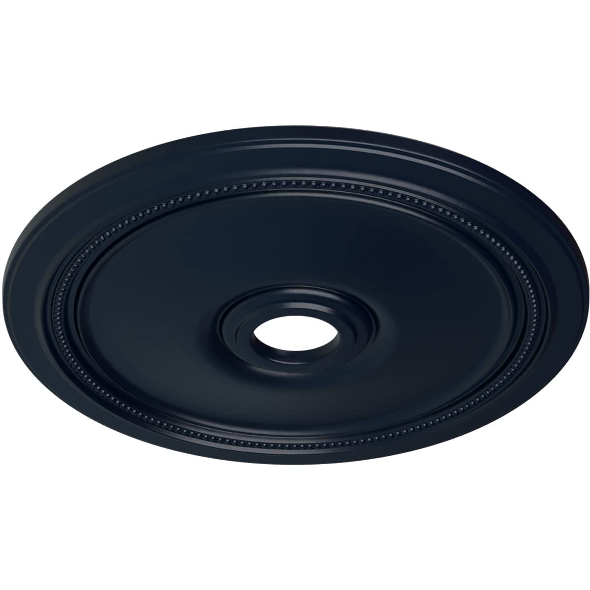 Ekena Millwork Cm24Dimdf Diane Ceiling Medallion, 24Od X 3 5/8Id X 1 1/4P (Fits Canopies Up To 6 1/4), Hand-Painted Midnight Dre