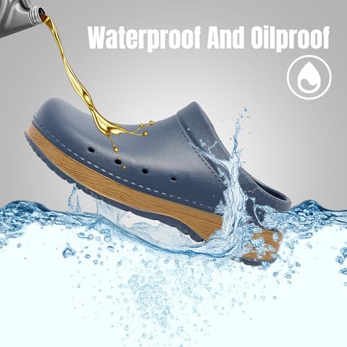 youermei Slip-On Men's Clogs Women's Mules, Lightweight Work Sandals with Removable EVA Footbed, Arch Support, Non Slip Cl...