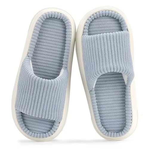 NineCiFun Unisex Summer House Slippers Indoor and Outdoor Slip-On Home Bedroom Shoes for Women and Men