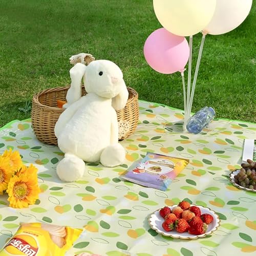 auxlihi 80" x 120" Sandproof Waterproof Picnic Blanket, Beach Mat for Outdoor Camping Hiking Park, Portable with Tote Bag,...