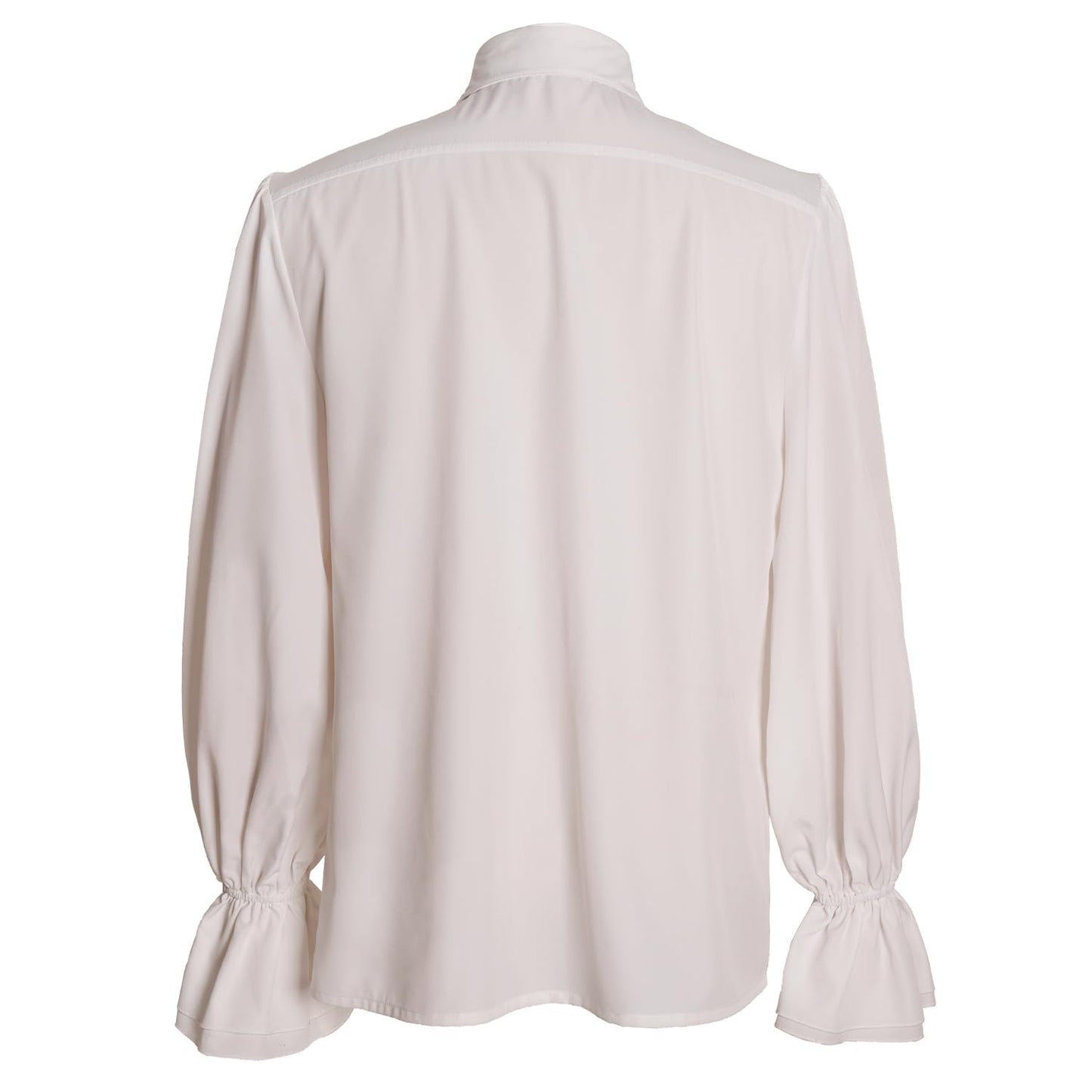 Mens Pirate Shirt Vintage Long Sleeve Blouse Renaissance Ruffled Tops (Z3241, S)