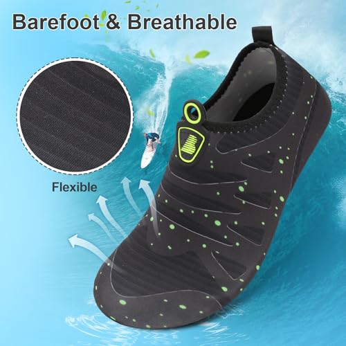 BARERUN Barefoot Quick-Dry Water Sports Shoes Aqua Socks for Swim Beach Pool Surf Yoga for Women Men