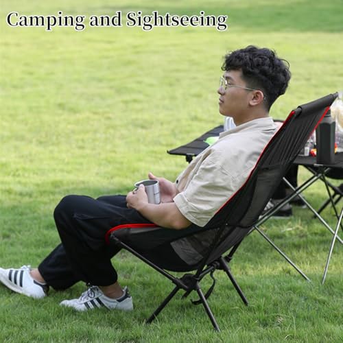 Portable Camping Chair Backpacking Chair - Ultralight Folding Chair - Compact, Lightweight Foldable Chairs for Hiking Moun...