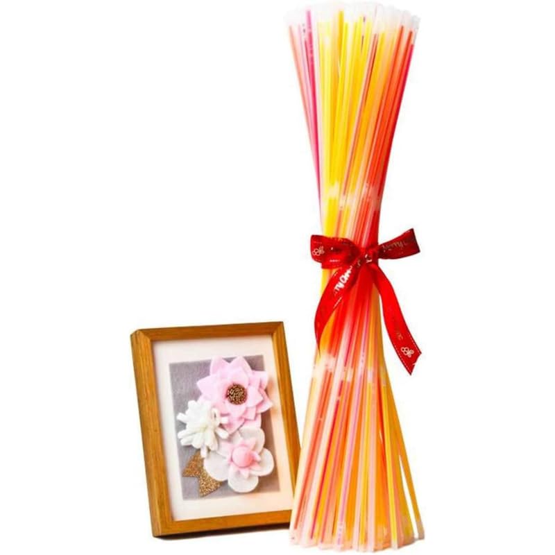 Glow Fever Glow Sticks Bulk 100ct 22'' Glow Necklaces with Connectors, Neon Light Sticks for Party Festivals Raves Concert...