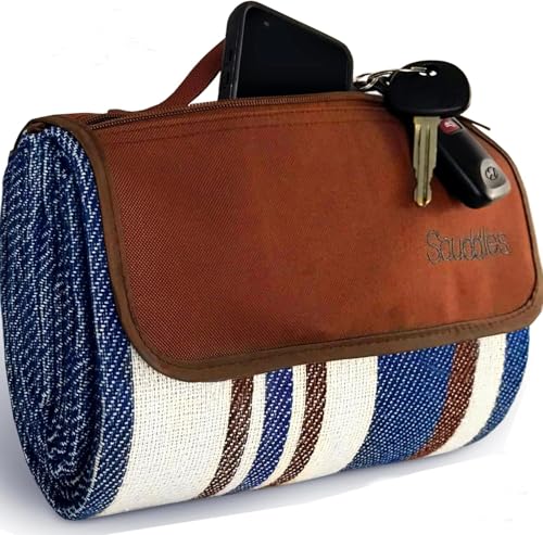 scuddles 60" x 80" Extra Large Outdoor Picnic Blanket – Waterproof, Foldable Travel Mat for Beach, Camping, Grass, Lawn, P...