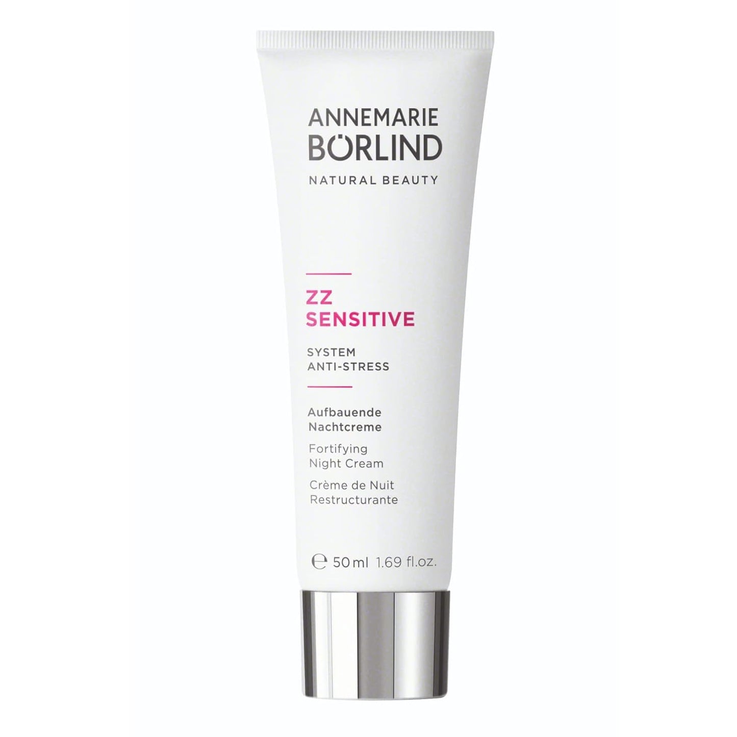ANNEMARIE BRLIND - ZZ SENSITIVE Fortifying Night Cream - Natural Facial Moisturizer with Vitamin C + E and Golden Orchid Extract