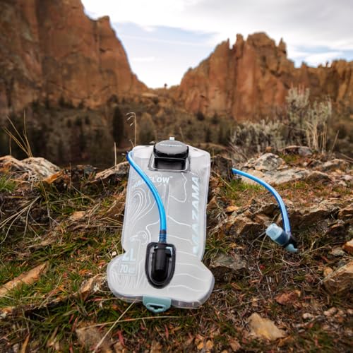 The Trailflow 63 Hydration Bladder. Leakproof, Easy to Clean and Fill Water Reservoir BPA Free, Fits Most Hydration Backpa...
