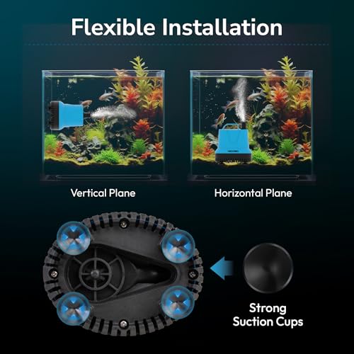 Hexago 580GPH Submersible Water Fountain Pump, 60W Small Sump Pump with 9FT High Lift, Aquarium Pumps for Outdoor Pond, Hy...