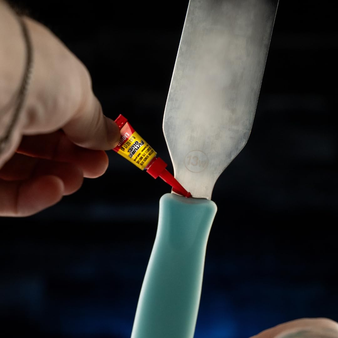 Super Glue Future Glue Liquid 6 Mini Single Use Tubes, Clear, Instant Bonding, Fast Dry, Professional Cyanoacrylate Adhesive, Great for Wood, Metal, Plastic, Crafts, Ceramic, and Toy Repairs