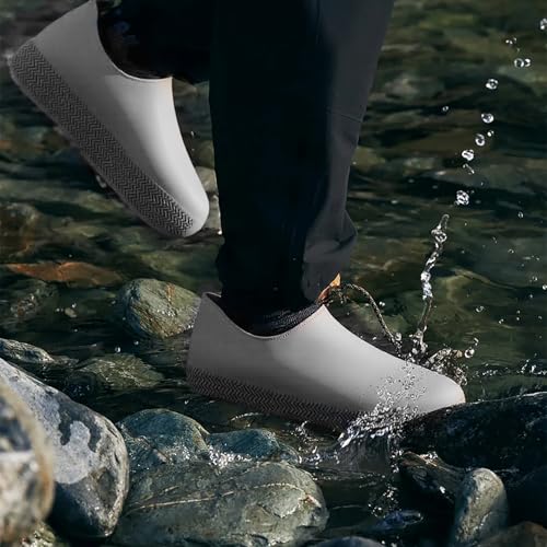 Waterproof Silicone Rain Shoe Covers Anti-Slip Outdoor Travel Boot Protectors for Shoes Protects from Water Mud