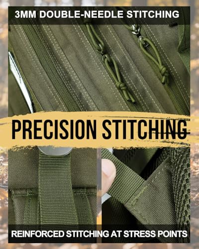 NWT XPEDITION Military Tactical Backpack,Sturdy Work & Molle Laptops Rucksack,Army Pack for Hiking Camping Travel Fishing ...