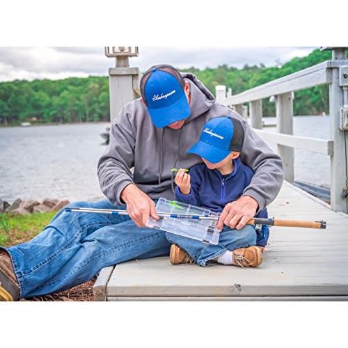 Shakespeare Catch More Fish Spinning Reel and Fishing Rod Combo with Kit
