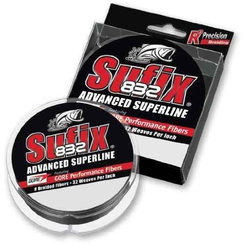 Sufix 832 Advanced Superline Braid, Hi-Vis Yellow, 20-Pound/600-Yard Spool