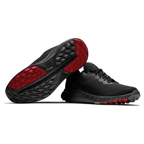 FootJoy Men's FJ Flex Xp Previous Season Style Golf Shoe, Black/Black, 11.5