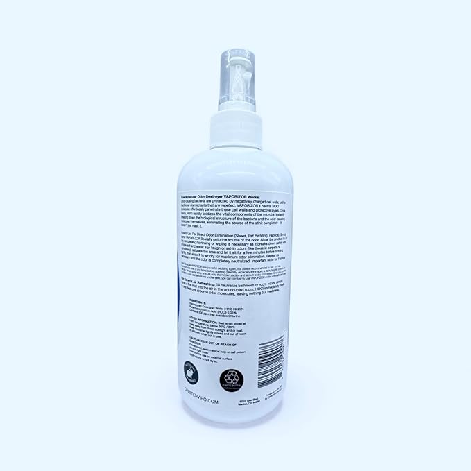 Molecular Odor Control Vaporizor, Hypochlorous Acid Formula, 16 Fl. oz.