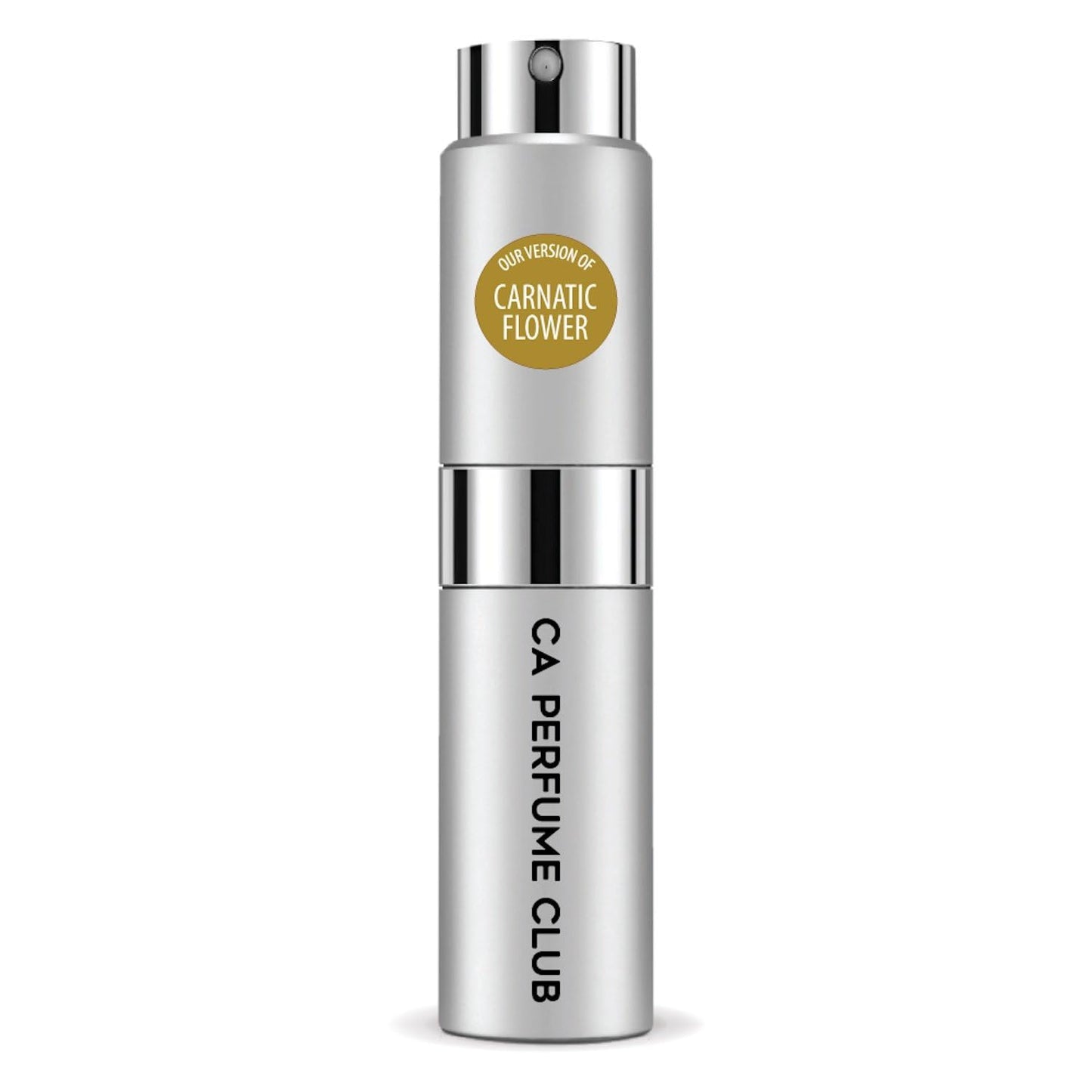 CA Perfume Impression of Carnatic Flower for Women and Men Floral Scent Long Lasting Unisex Fragrance Eau De Parfum Travel Size Refillable Atomizer Spray 0.27 Fl Oz 8ml