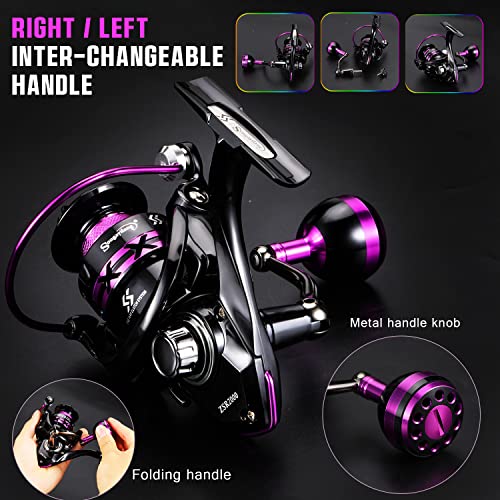 Sougayilang Fishing Rod and Reel Combo, Medium Fishing Pole with Baitcasting Reel Combo, 2-Piece Fishing Combo