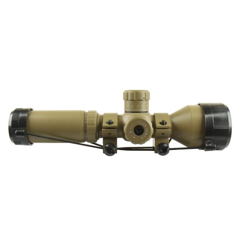 TACFUN 3-9x42 Long Eye Relief Scope w/Ring & M44 M91 30 Scout Mount for Mosin Nagant (TAN)