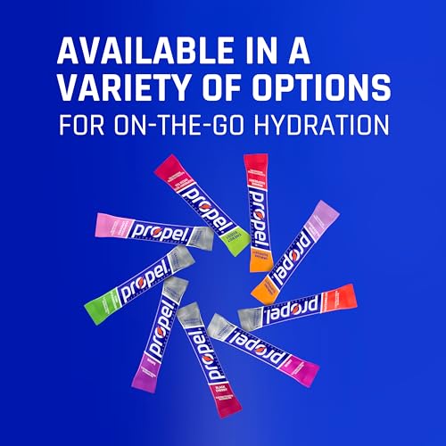 Propel Electrolyte Enhanced Water Drink Mix Powder Packets, Raspberry Lemonade, Zero Calorie & Zero Sugar Hydration with E...