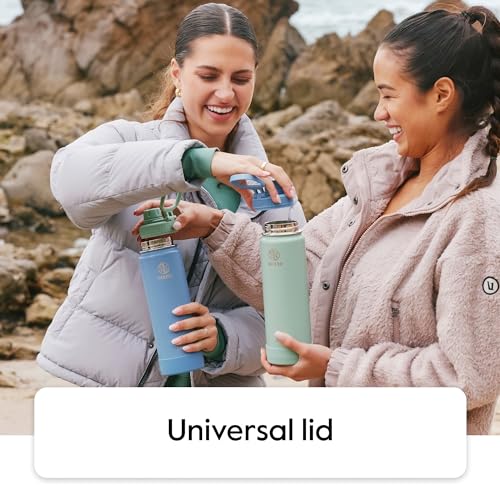 Takeya Actives Water Bottle with Spout Lid - Bottle with Double Stainless Steel Insulation - Dishwasher Safe & BPA-Free - ...