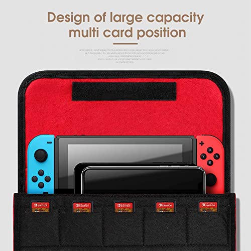 Sleeping Sloth Carrying Case for Switch Console Storage Bag Holder Game Accessories with Card Slot