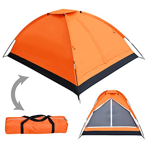 BenefitUSA 2-3 Person Portable Backpacking Tent for Family Camping Hiking Traveling