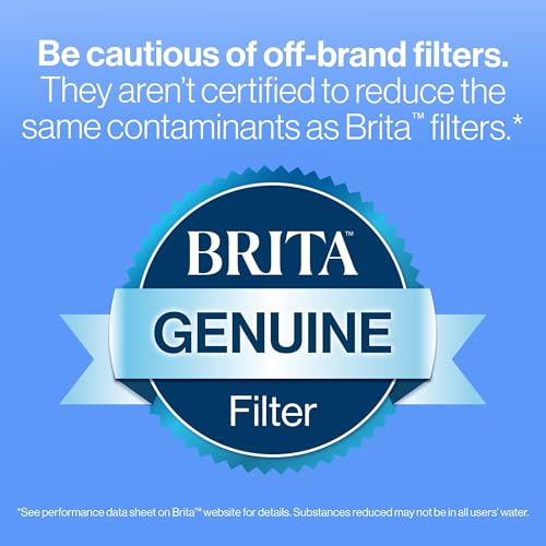 Brita UltraMax Large Water Dispenser With Standard Filter, BPA-Free, Reduces Copper, Cadmium and Mercury Impurities, Lasts...