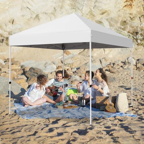 Northroad 8X8 FT Pop Up Canopy, Outdoor Instant Canopy Tent w/Carrying Bag, Portable Gazebo Shelter for Wedding Party,Comm...