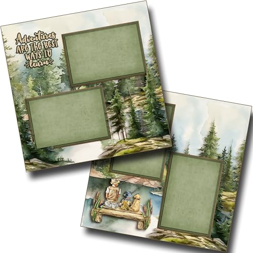 Adventures Fishing - Premade Scrapbook Pages - EZ Layout 25-558