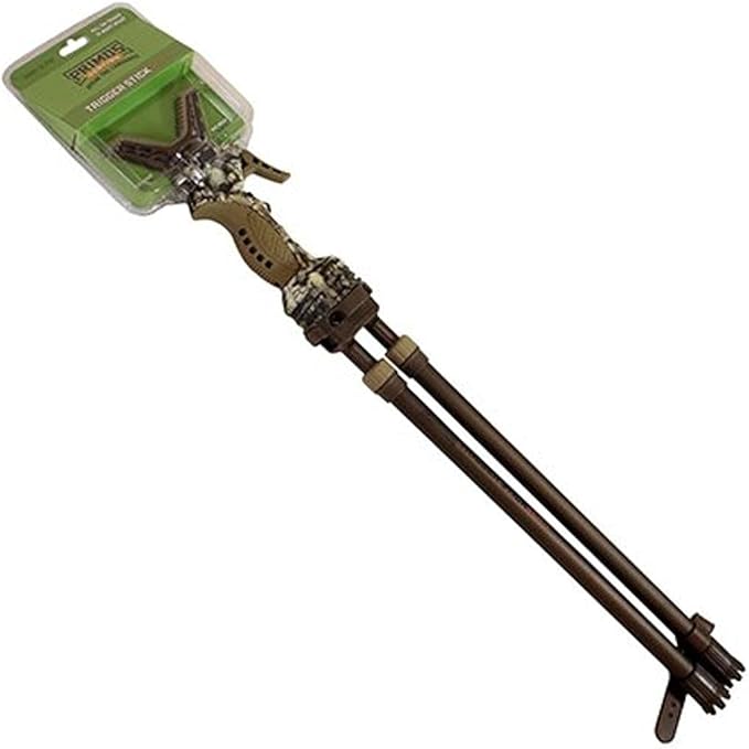 PRIMOS Hunting Trigger Stick Gen3 Shooting Stick, Adjustable Height, Quick-Detach Yoke, Durable and Lightweight, Ideal for Hunting, Shooting, and Photography