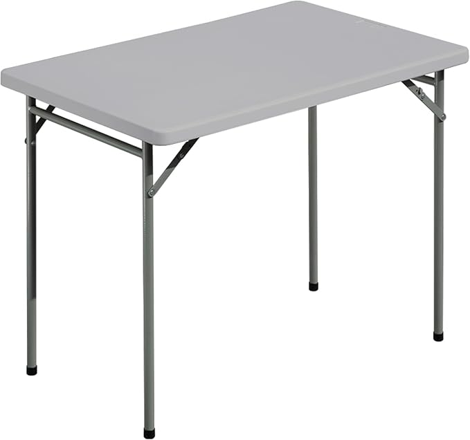 FROASISPRO Folding Table 3ft Rectangular All-Occasion Plastic Folding Event Table for Indoor and Outdoor, Portable Desk, C...