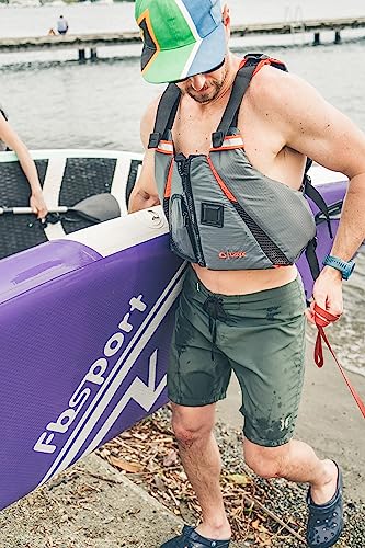 Onyx U.S. Coast Guard and Transport Canada Approved MoveVent Dynamic Paddle Vest for Adults for Kayaking, Canoeing, Stand ...