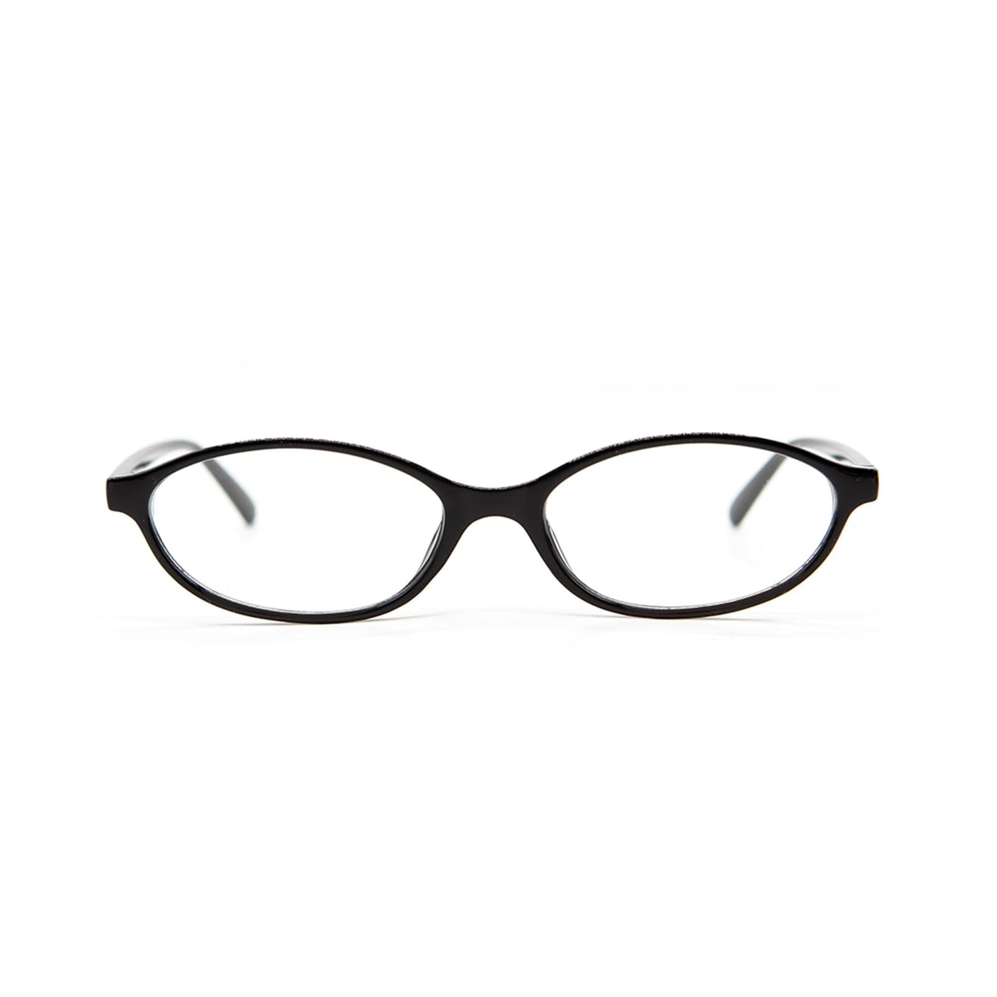 Ljczka Oval Blue Light Blocking Glasses For Women Men Retro Small Oval Frame Y2K Cat Eye Computer Eyeglasses Clear Lens (Bright