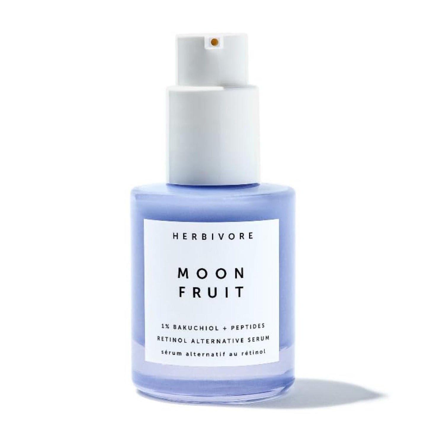HERBIVORE Bakuchiol Retinol Alternative Moon Fruit Face Serum EXTRA STRENGTH - 1% Bakuchiol + Peptides, Smooths Skin, Reduces Fi