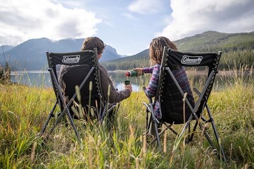 Coleman Comfortsmart Portable Suspension Chair, Ultra-Comfortable Outdoor Camping Chair with Drink Holder & Carry Bag, Sup...
