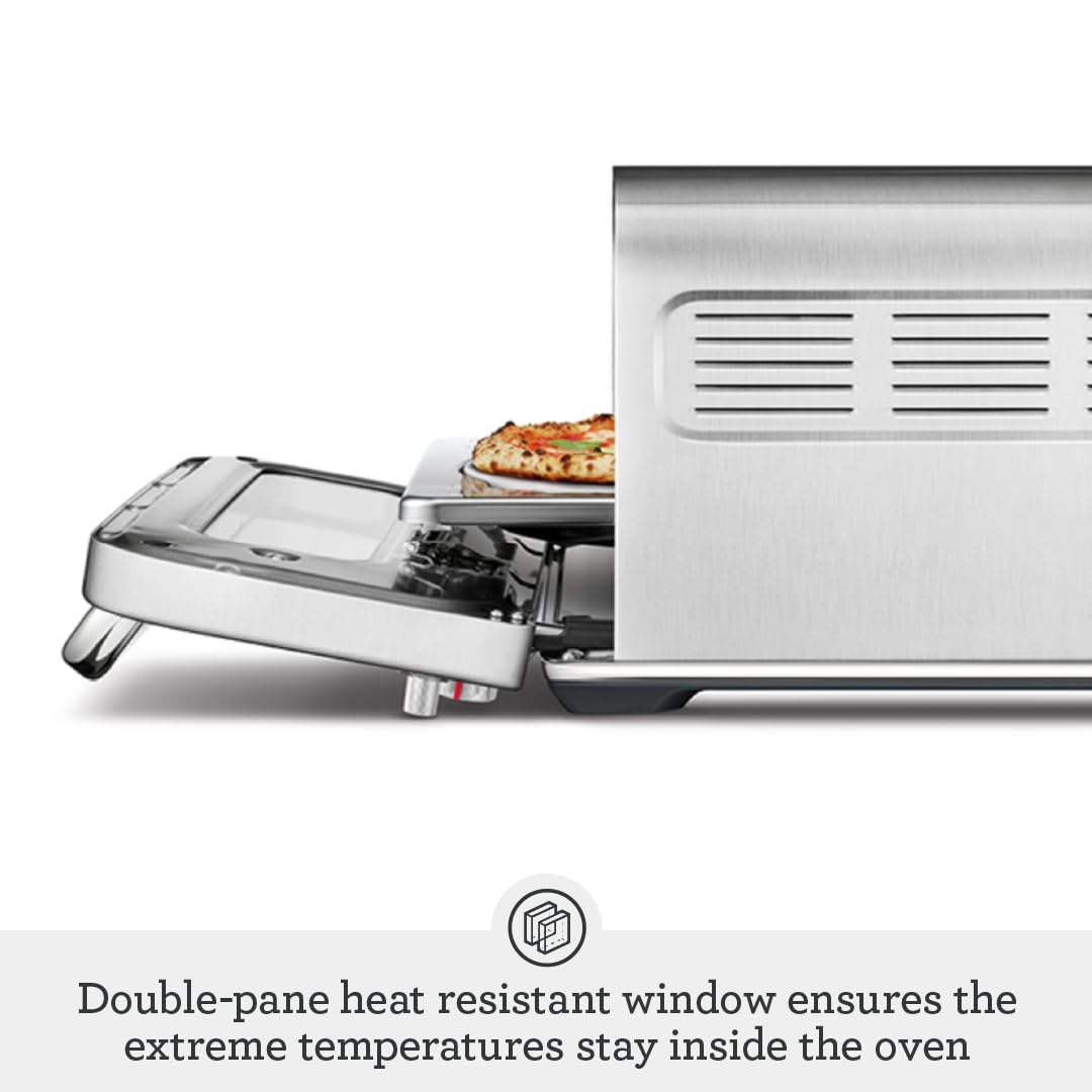 Breville BPZ820BSS Smart Oven Pizzaiolo Countertop Pizza Maker, Brushed Stainless Steel