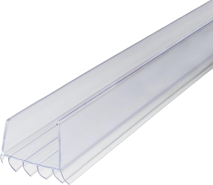 M-D Building Products Vinyl Cinch U-Shape Door Bottom Seal, Slide-On Weatherstripping Draft Stopper, Easy to Install, Fits 36” x 1-3/4” Doors, Fills 3/8”- 3/4” Gaps, 43338, Clear