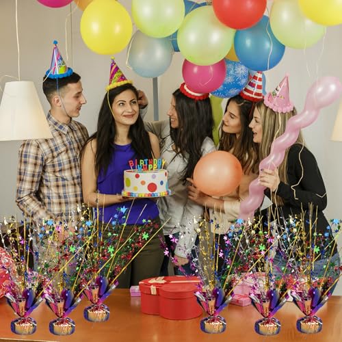Miliocry 6 Pack Metallic Foil Spray Centerpiece Star Table Decoration Burst Table Centerpieces for Birthday Wedding Annive...