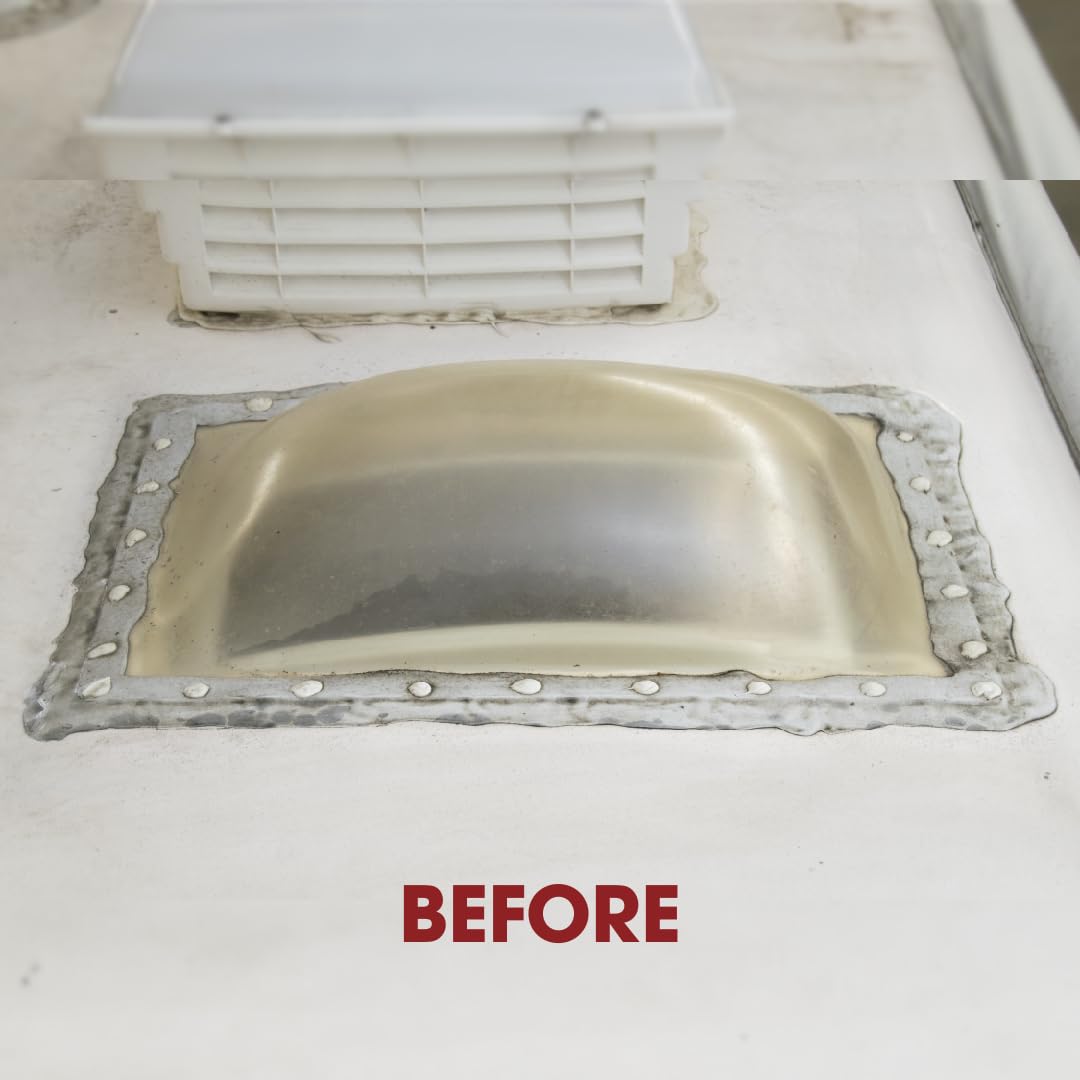 ICON RV Skylight - SL1422C - Clear, Fits 14"x22" Openings, 16"x26" Overall, Outer Dome Skylight Covering Replacement for RV, Camper, Motorhome, Food Truck, or Trailer, UV Protected & Impact Resistant
