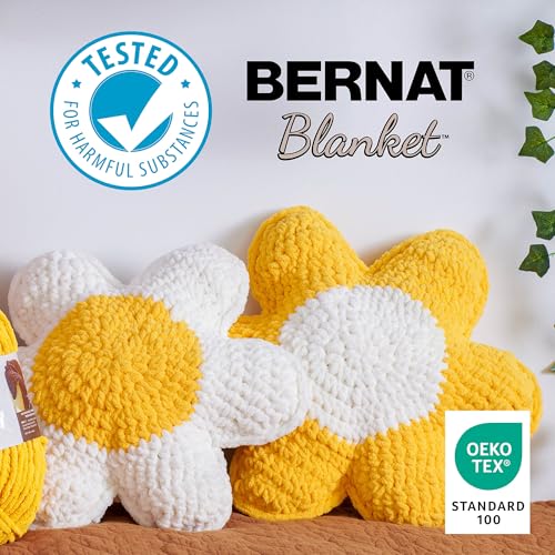 Bernat Blanket Tweeds Sandy Tweed Yarn - 2 Pack of 10.5oz/300g - Polyester - #6 Super Bulky - 220 Yards - Knitting & Crochet
