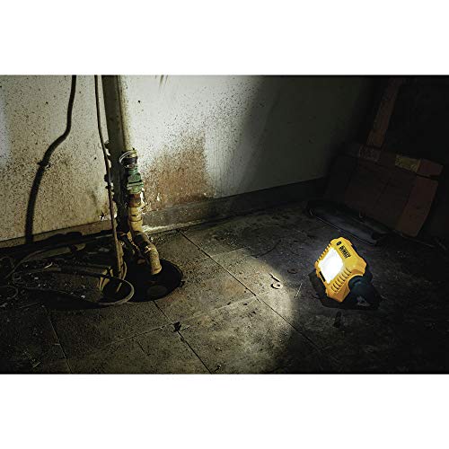 DEWALT 12V/20V MAX LED Work Light, Compact with 360 Degree Rotating Handle, 2000 Lumens of Brightness, Cordless, Bare Tool...