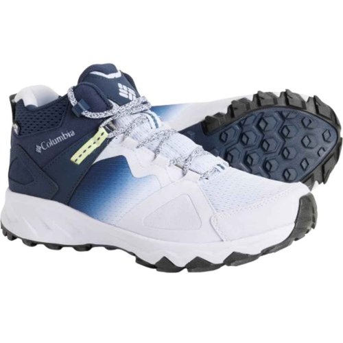 Columbia Women's Peakfreak Hera Mid Outdry, Snowdrift/Collegiate Navy, 7