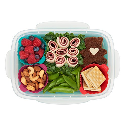 OXO Good Grips Silicone Baking Cups, Pack of 12, Reusable, BPA-Free, Dishwasher Safe, Non-Stick, Food Grade, Cupcake Cups, Muffin Cups, Cupcake Liners, Muffin Liners