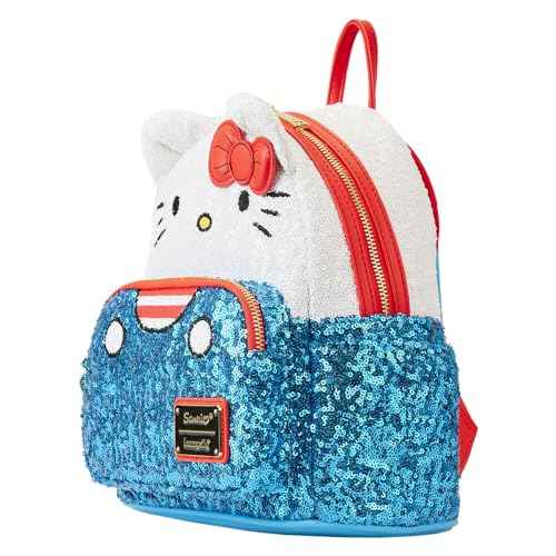 Loungefly Sanrio Sequin Hello Kitty Mini Backpack: Sparkling Style with Iconic Cuteness!